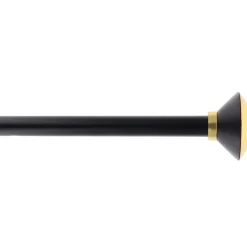 KIT EXT 120 210CM D19 EMBOUT CONI OR NOIR
