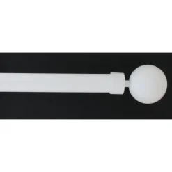 KIT EXT 120 210 CM D28 EMBOUT GAIA BLANC MAT
