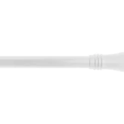 KIT EXT 140 260CM D19 EMBOUT LOTUS BLANC MAT