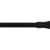 KIT EXT 140 260CM D19 EMBOUT LOTUS NOIR MAT