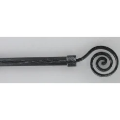 KIT EXT 120210 CM D19 EMBOUT MAISON DE FAMILLE  NOIR ARGENT