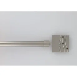 KIT EXT 120 210 CM D19 EMBOUT STRASS ARGENT MAT