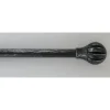 KIT EXT 120 210 CM D19 EMBOUT TOUCH OF ZEN NOIR ARGENT