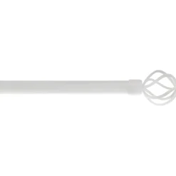 KIT EXT 120 210CM D19 EMBOUT TOUPIE BLANC MAT