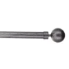 KIT EXT 120 210CM D.28MM EMBOUT GAIA GRIS NOIR