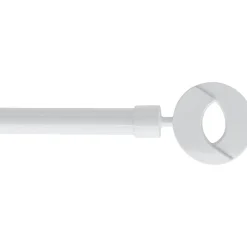 KIT EXT 210 380CM D.19MM EMBOUT NEW LOOK BLANC LAQUE