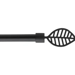 KIT EXT 120 210CM D.16MM EMBOUT SEVIGNE NOIR MAT
