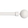 KIT EXT D.19CM EMBOUT BASIC BLANC MAT