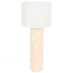 LAMPADAIRE CYLINDRE NOLY BEIGE H.102CM