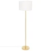 LAMPADAIRE DROIT BOUCLE OR H.150CM