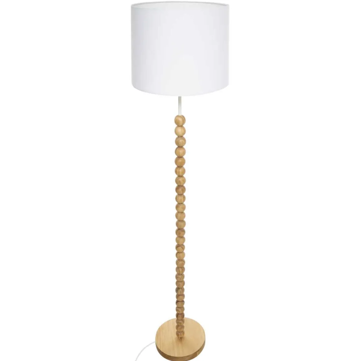 LAMPADAIRE DROIT NINO BLANC H.146CM