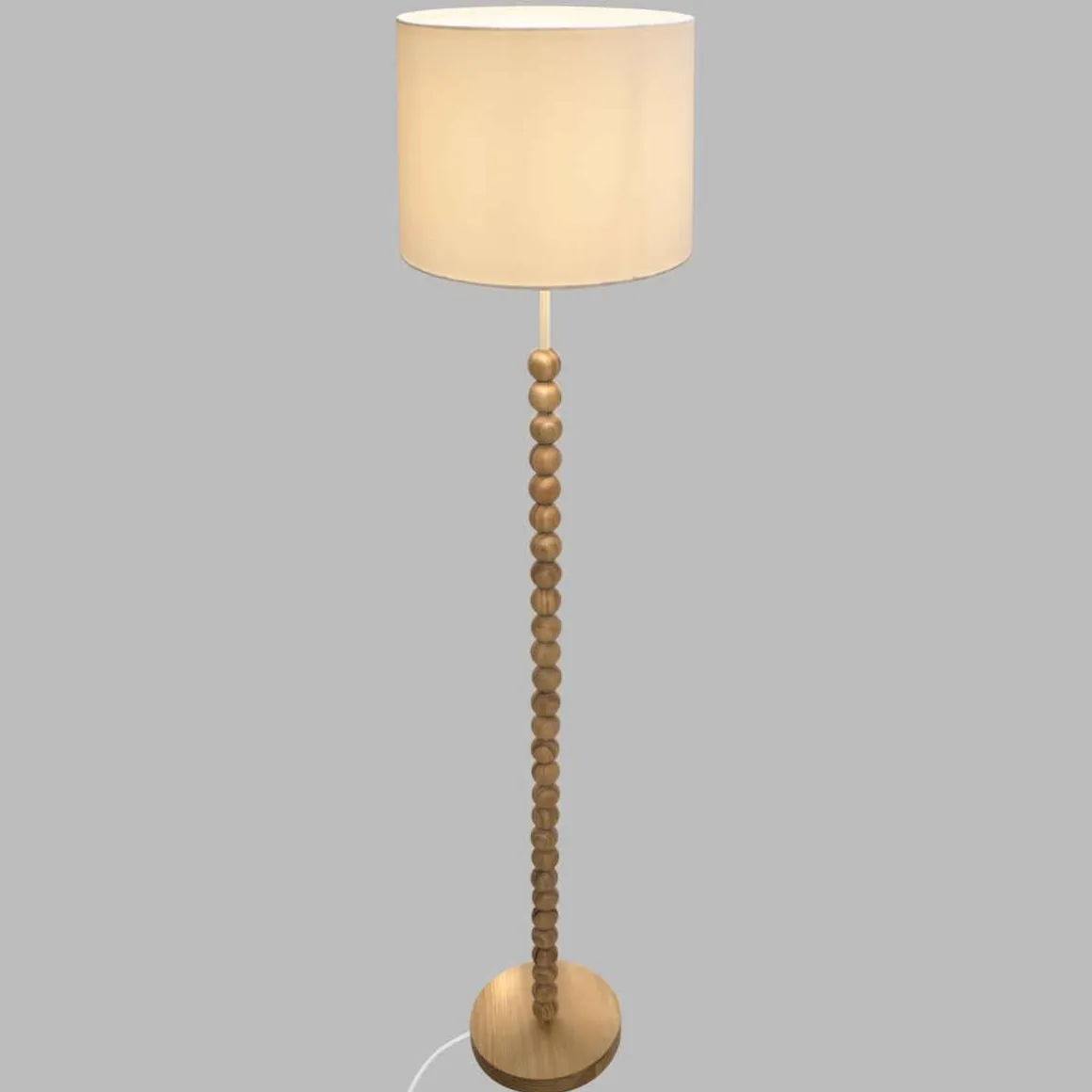 LAMPADAIRE DROIT NINO BLANC H.146CM