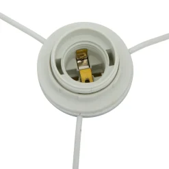 LAMPADAIRE 3 GALETS ALITHA BLANC H.100CM