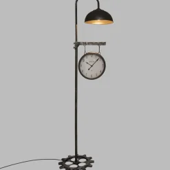 LAMPADAIRE HORLOGE PEREZ GGAL H.188CM