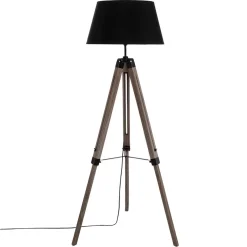 LAMPADAIRE TREPIED RUNO NOIR H.145CM