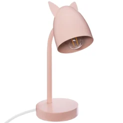 LAMPE A POSER A OREILLES ROSE H.31CM