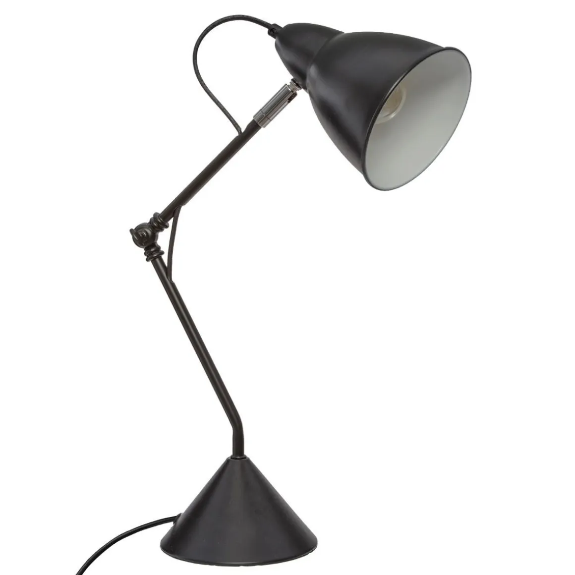LAMPE ARC AUDE NOIR H.62CM