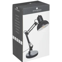 LAMPE ARC BREN NOIR H.55.8CM