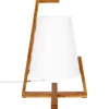 LAMPE BAMBOU ABAT JOUR PLASTIQUE H.31CM