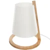 LAMPE BAMBOU ABAT JOUR PLASTIQUE H.26CM