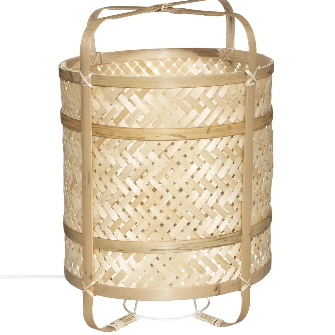 LAMPE BAMBOU FRIDA NATUREL H.42CM