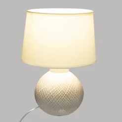 LAMPE CERAMIQUE BOULE H.28.5CM