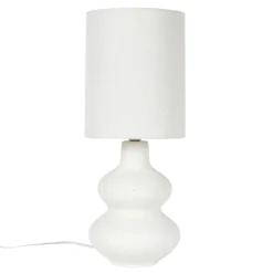 LAMPE CERAMIQUE CREME H.50CM