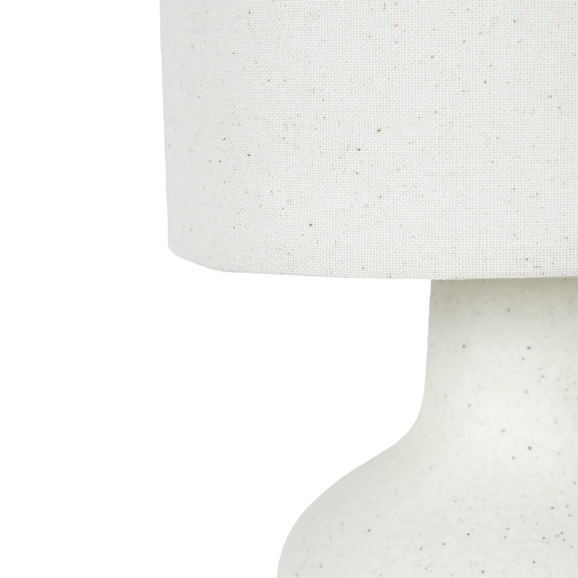 LAMPE CERAMIQUE CREME H.50CM