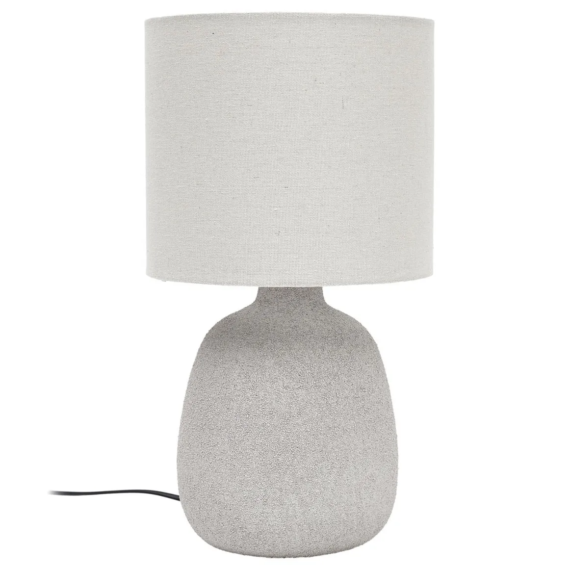 LAMPE CERAMIQUE EMBOSSEE H.40CM