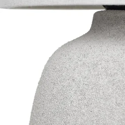 LAMPE CERAMIQUE EMBOSSEE H.40CM