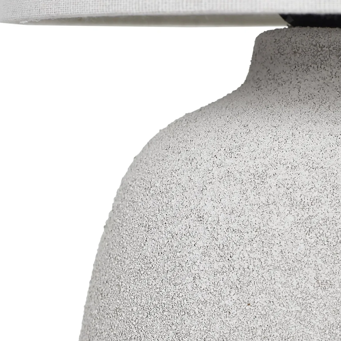 LAMPE CERAMIQUE EMBOSSEE H.40CM