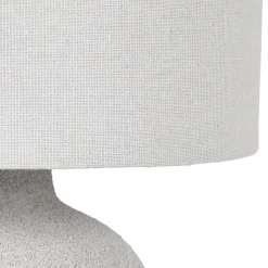 LAMPE CERAMIQUE EMBOSSEE H.40CM