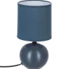 LAMPE CERAMIQUE MAT BOULE ORAGE H.25CM