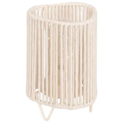 LAMPE COTON ODA BLANC H.17CM