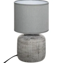 LAMPE CYLD SALTA GRIS H.26.5CM
