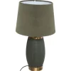 LAMPE CYLD VERT CEDRE SEFA H.43.5CM