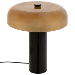 LAMPE CYLINDRE JODY VERRE AMBRE H.37CM