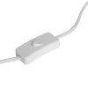 LAMPE CYLINDRE KOBY CERAMIQUE BLANC H.24CM