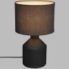 LAMPE CYLINDRE WOND GRIS ARDOISE H.36CM