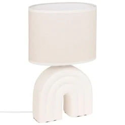LAMPE GABIN BLANC H.32CM