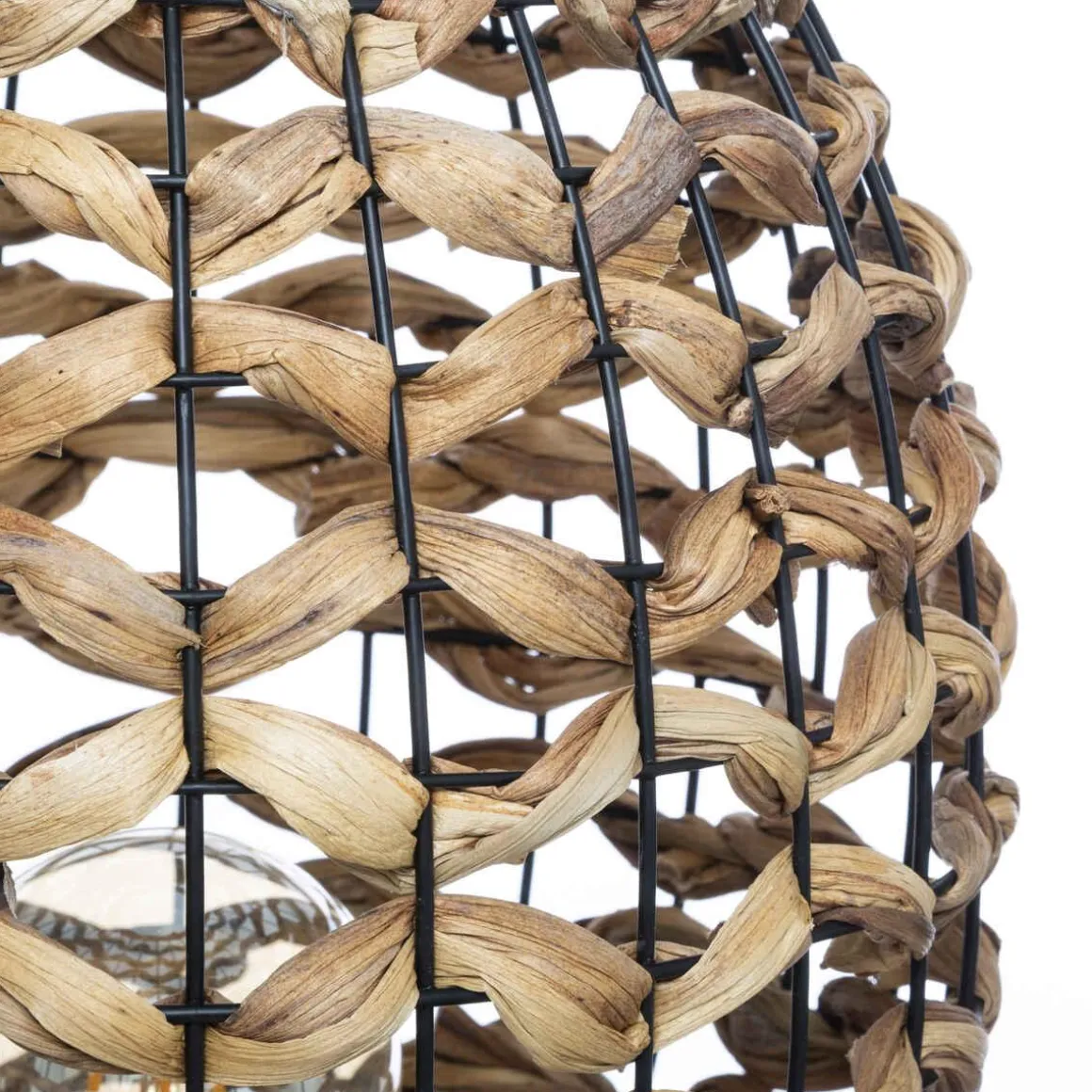 LAMPE JACINTHE NATUREL H.40CM