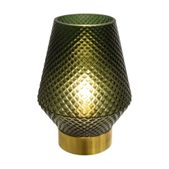 LAMPE LED BASE OR H.17CM