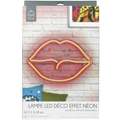 LAMPE LED EFFET NEON BOUCHE USB