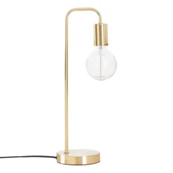 LAMPE METAL DORE KELI H.46CM