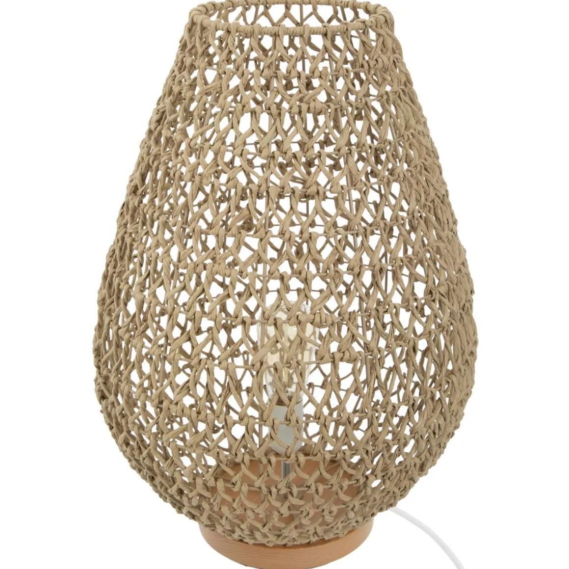LAMPE METAL ET PAPIER ETEL H.55CM