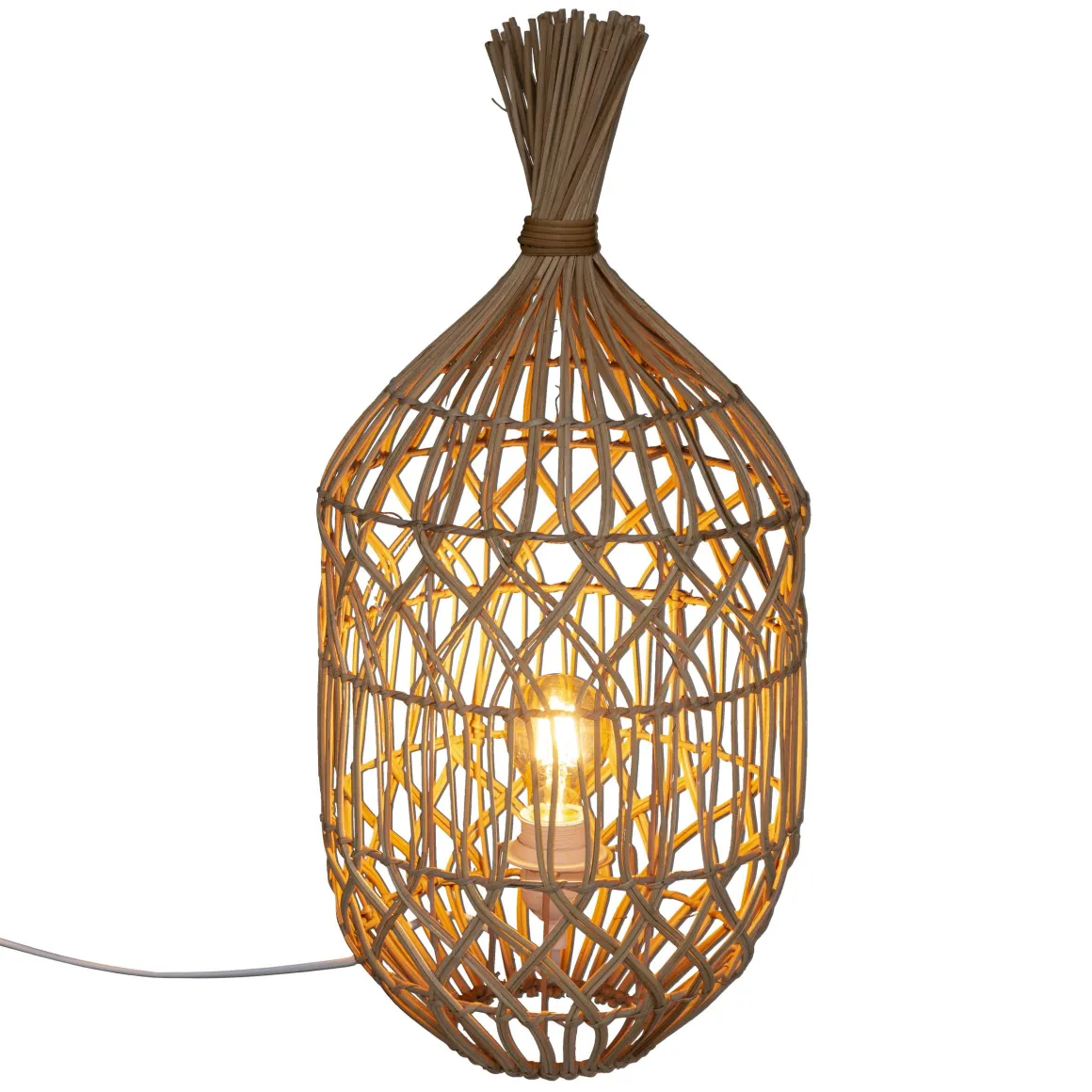 LAMPE MILOU NATUREL H.55CM