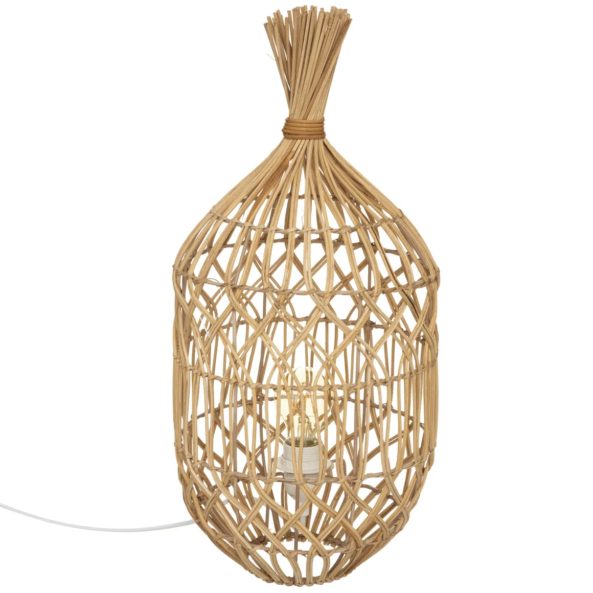 LAMPE MILOU NATUREL H.55CM