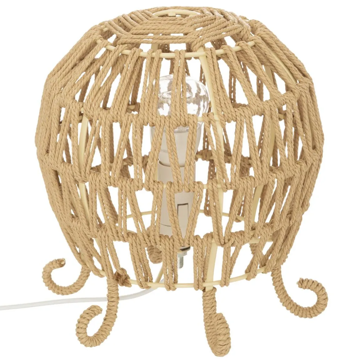 LAMPE POULPE PAILLE SEAV