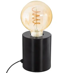 LAMPE SOCLE SABA NOIR H.10.5CM