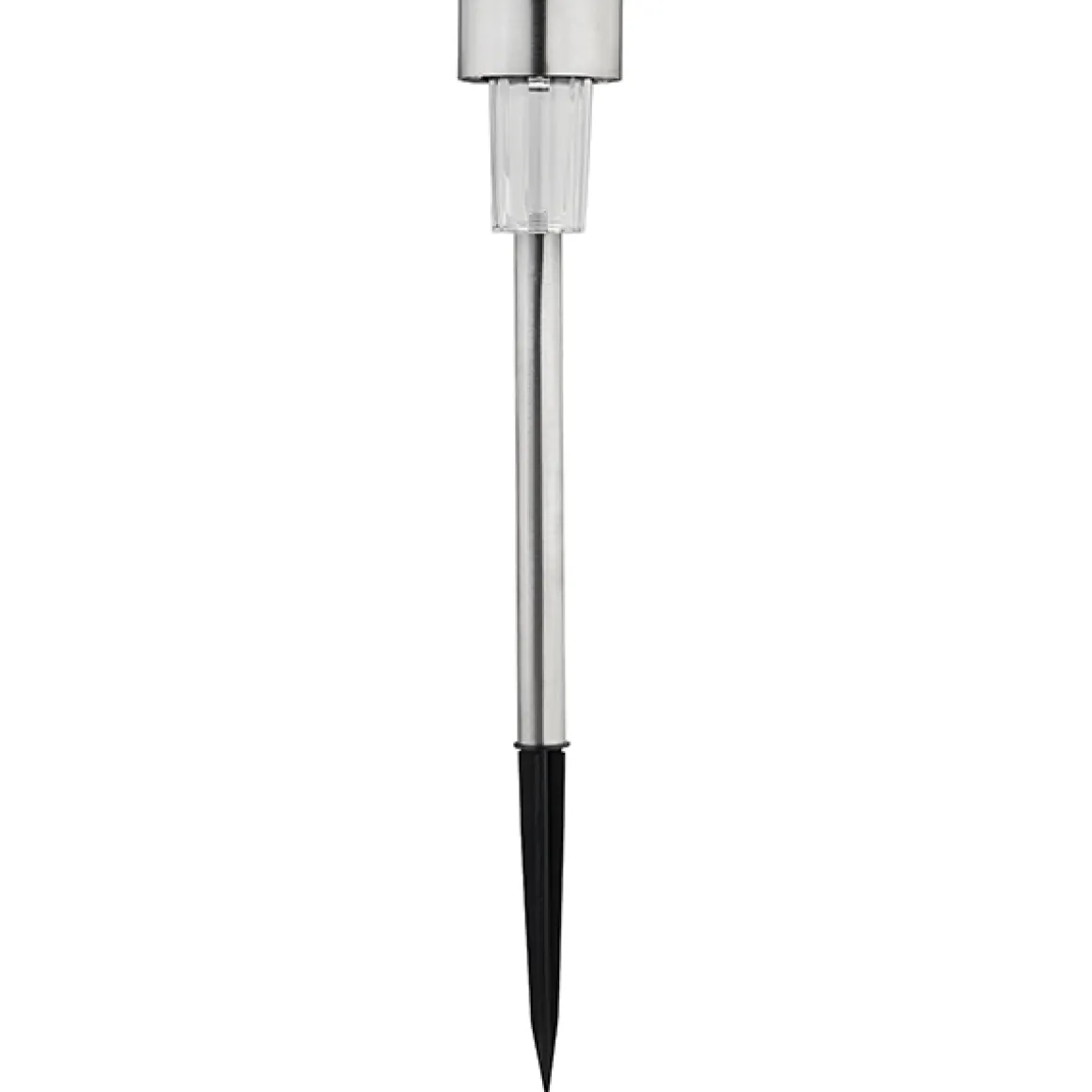 LAMPE SOLAIRE 1 LED BLANC INOX H36.5CM